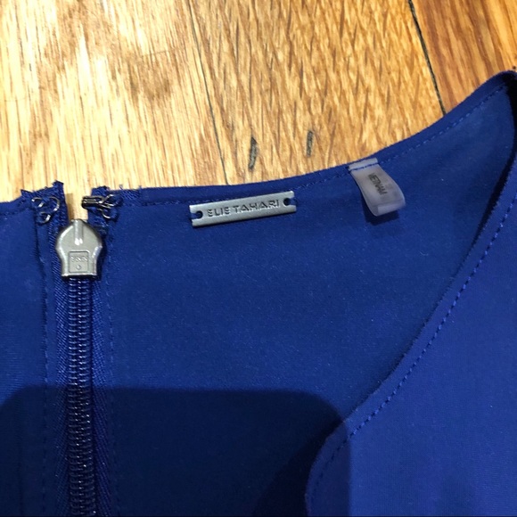 Elie Tahari Marley blue sleeveless sheath dress - Picture 8 of 8